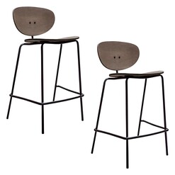 Picture of Squires Set of 2 Stools Wood Assorted Castle Road Interiors