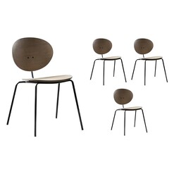 Picture of Squires Set of 4 Chairs Wood Assorted Castle Road Interiors