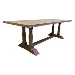 Picture of St Kitz Oak Dining Table in Natural by Searles Homewares