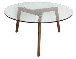 Picture of Stad Round Coffee Table - Walnut