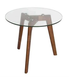 Picture of Stad Round Side Table - Walnut