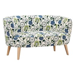 Picture of Stamford Floral 2 Seater Scandi Sofa by Dover Mason