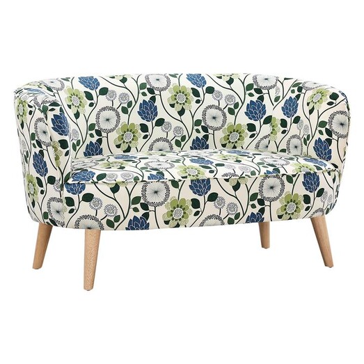 Picture of Stamford Floral 2 Seater Scandi Sofa by Dover Mason