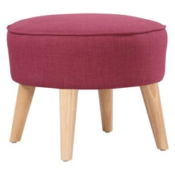Picture of Stamford Scandi Foot Stool in Pink by Dover Mason