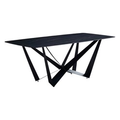 Picture of Starnes Stone Dining Table Black Iniko