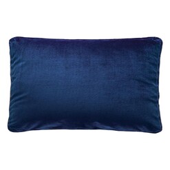 Picture of Stefani Velvet Cushion with Self Trim Size 50 x 30cm in Navy Blue by D&D Design