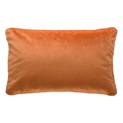 Picture of Stefani Velvet Cushion with Self Trim Size 50 x 30cm in Orange by D&D Design