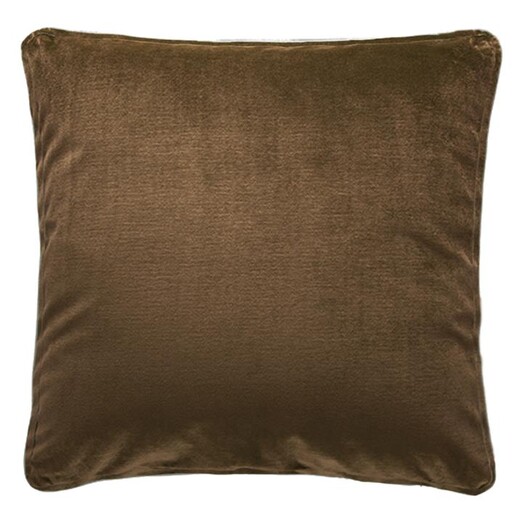 Picture of Stefani Velvet Cushion with Self Trim Size 50 x 50cm in Orange by D&D Design