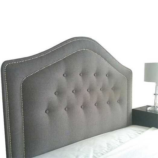 Picture of Stella Upholstered Bed Head, Timber Legs Fabric Assorted Cornermill