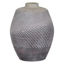 Picture of Stowe Terracotta Vessel Size Small in White/Denim Blue by Amalfi