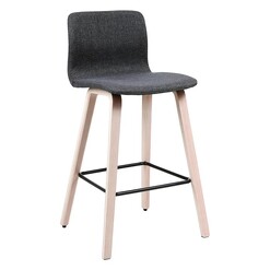 Picture of Straight Shooter Bar Stool Wood Charcoal Phil Bee Interiors