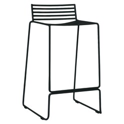 Picture of Studio Outdoor Wire Bar Stool, Black, 65 cm Metal Life Interiors