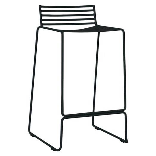 Picture of Studio Outdoor Wire Bar Stool, Black, 65 cm Metal Life Interiors