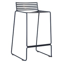 Picture of Studio Outdoor Wire Bar Stool, Slate, 65 cm Metal Life Interiors