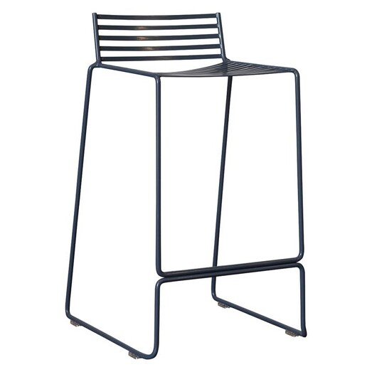 Picture of Studio Outdoor Wire Bar Stool, Slate, 65 cm Metal Life Interiors