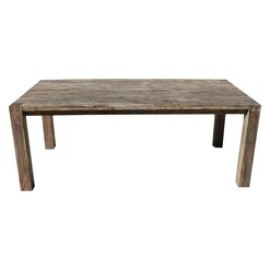 Picture of Sturdy Dining Table Wood Natural QFurniture