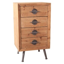 Picture of Substation Chest of Drawers, Tall Wood Light Brown SLH