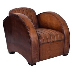Picture of Survoler Leather Armchair Caramel Alliance Furniture