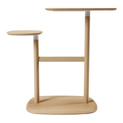 Picture of Swivo Side Table Wood Natural Umbra