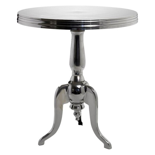 Picture of Table Round in Silver by Casa Uno