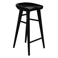 Picture of Taburet Oak Bar Stool White Oak Black Life Interiors