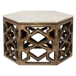 Picture of Tangier Marble Coffee Table Natural Alexander Santorini