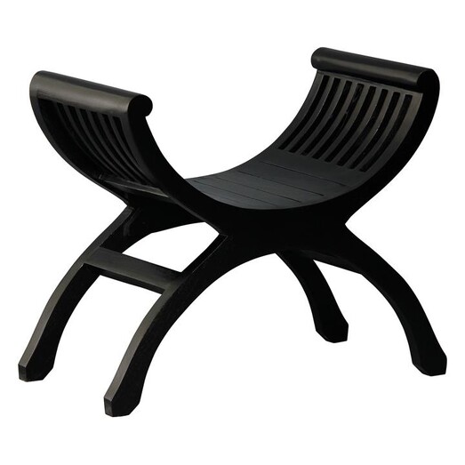 Picture of Tao Dark Timber Stool Mahogany Black Kayu Estate Picture of Tao Dark Timber Stool Mahogany Black Kayu Estate