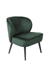 Picture of Tarra Velvet Fabric Occasional Accent Lounge Chair - Emerald