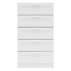 Picture of Taryn Chest of 5 Drawers in Ivory by Meubilair