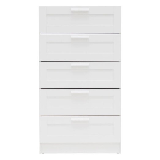 Picture of Taryn Chest of 5 Drawers in Ivory by Meubilair