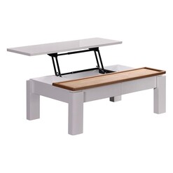 Picture of Teale Wooden Coffee Table in Off-White by Rothbury Home