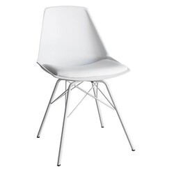 Picture of Tenagan Dining Chair, White Plastic Castle Road Interiors