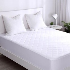 Picture of Tencel Mattress Protector Size King Single in White by Dreamaker
