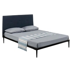 Picture of Tennyson Bed Fabric Grey Icon Studio