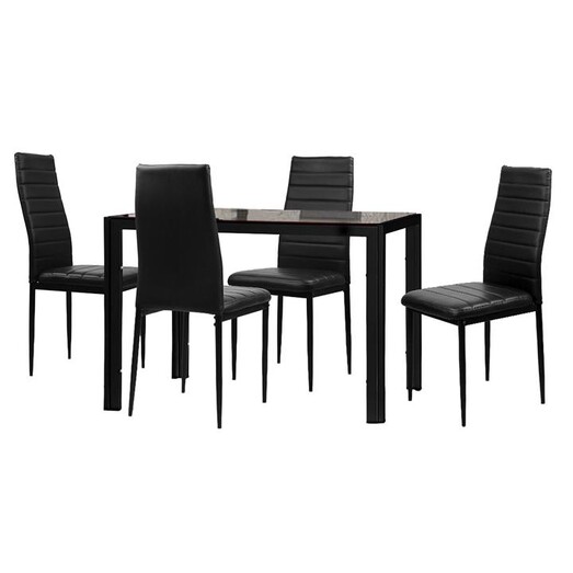 Picture of Termen 5-Piece Dining Set Metal White Resort Living Picture of Termen 5-Piece Dining Set Metal White Resort Living