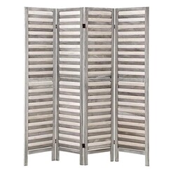 Picture of Theo Wooden Room Divider Grey/White Resort Living