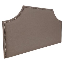 Picture of Thomas Stone Upholstered Bed Head, Timber Legs Polyester Cornermill