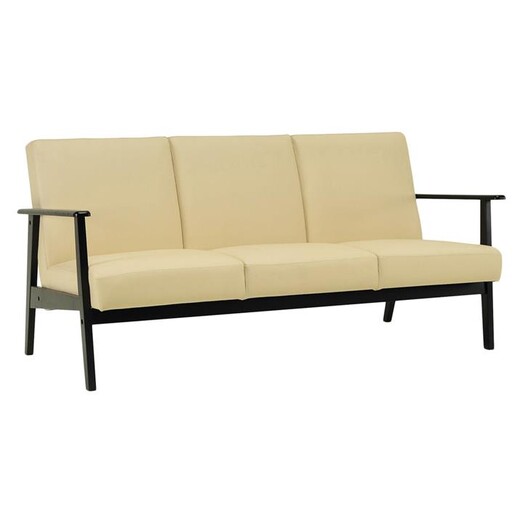 Picture of Thorberg Cream 3 Seater Sofa Wood Ebony/Cream Iniko