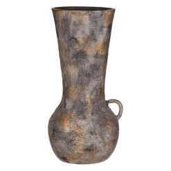 Picture of Thorpe Terracotta Vessel in Grey by Amalfi