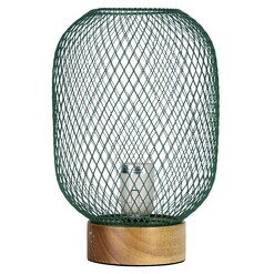 Picture of Tilda Mesh Table Lamp in Green by Oriel Lighting
