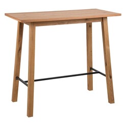 Picture of Tima Wooden Bar Table Oak/Black Iniko