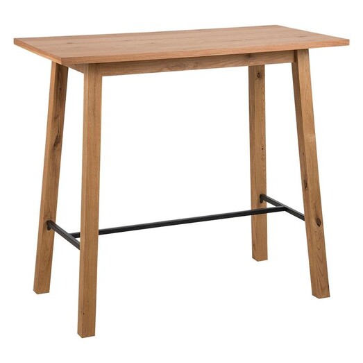 Picture of Tima Wooden Bar Table Oak/Black Iniko