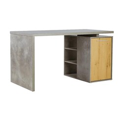 Picture of Timmy Wooden Office Study Writing Computer Desk Table 140cm W/ Storage - Grey