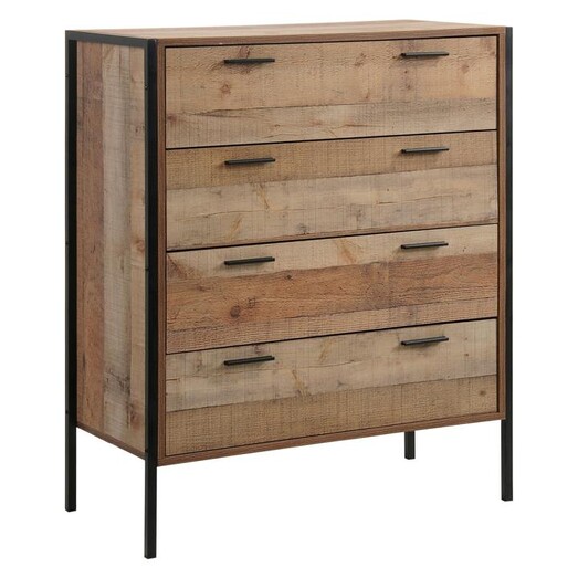 Picture of Tiona Chest of Drawers Metal Oak Rothbury Home Picture of Tiona Chest of Drawers Metal Oak Rothbury Home
