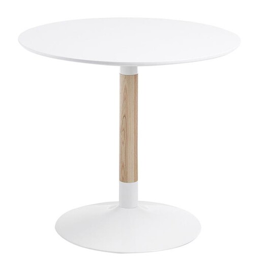 Picture of Tizano Round Dining Table Wood White Vida & Co. Picture of Tizano Round Dining Table Wood White Vida & Co.