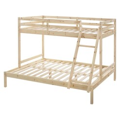 Picture of Tofi Timber Triple Bunk Bed Pine Assorted E-living