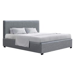 Picture of Toma Storage Bed, Grey Fabric Resort Living