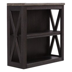 Picture of Tooway Creek Bookcase Wood Black/Brown Jasper Home Living