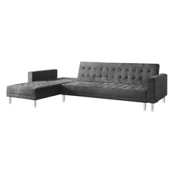 Picture of Tora 3-Seater Suede Sofa Bed Fabric Assorted Unique Home