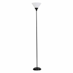Picture of Torch Uplighter Floor Lamp in Black by Sherwood